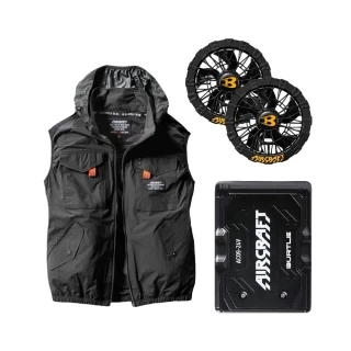 Burtle AC2014 空調服 Lサイズ バートルエアークラフトベスト AC2014 服のみ｜ナックルオンライン