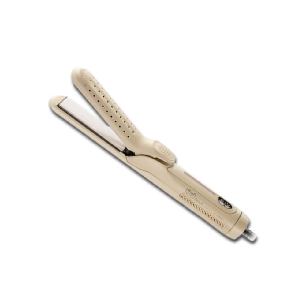 ISITO IS-23E06DH 直髮器捲髮棒二合一設計，米色系時尚外觀，尺寸278x35x50mm，重量僅0.37kg輕巧易攜。支援140-220°C 4段以上溫度調節，國際電壓110-240V適用全球旅行。170cm電源線，內容物包含主機*1，產地中國，檢驗合格T33599，享1年保固。完美造型工具，非個人衛生用品。