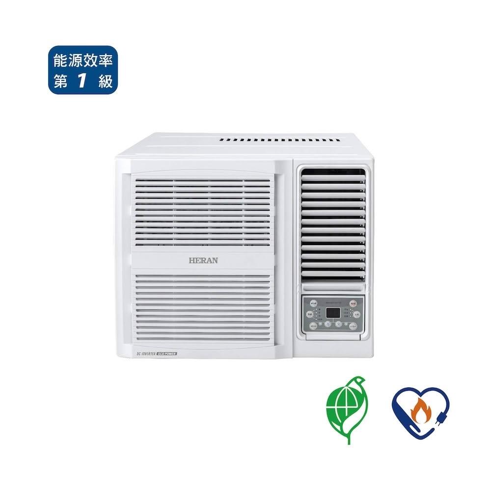 【HERAN 禾聯】10坪 R32變頻一級冷暖窗型冷氣 藍波防鏽(HW-GT56H)