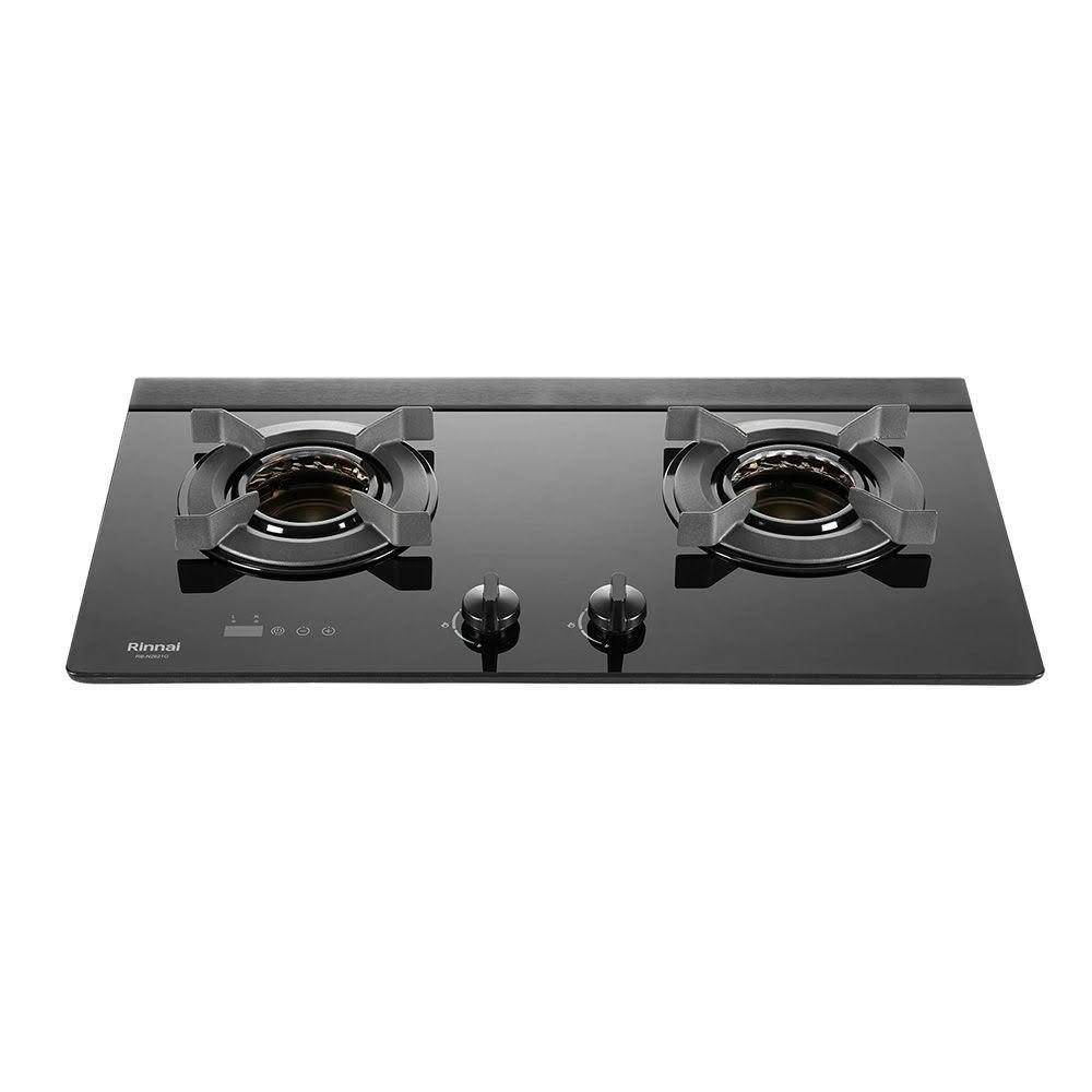 Rinnai 林內 檯面式內焰玻璃雙口爐 RB-N2621G(B) 含運不安裝