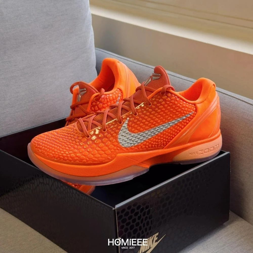 【NIKE 耐吉】Homieee NIKE Kobe 6 Protro Total Orange 橘色 籃球 男鞋 IH1871-800