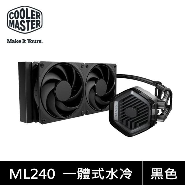 Cooler Master 酷碼】MasterLiquid 240 ATMOS STEALTH 黑化版