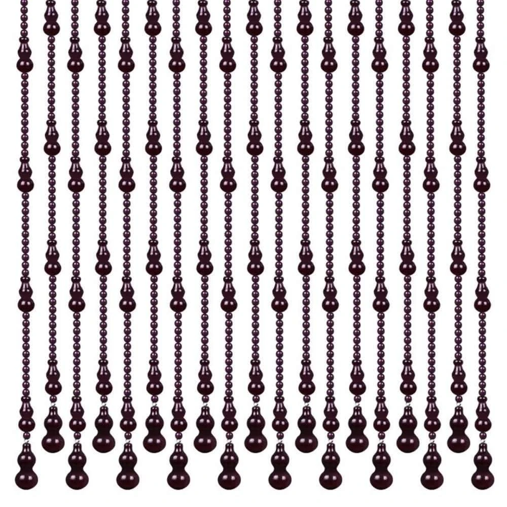 【JU JIA JIA 居家家】桃木葫蘆珠簾 免打孔門簾/門對門隔斷簾/玄關掛簾/風水簾C