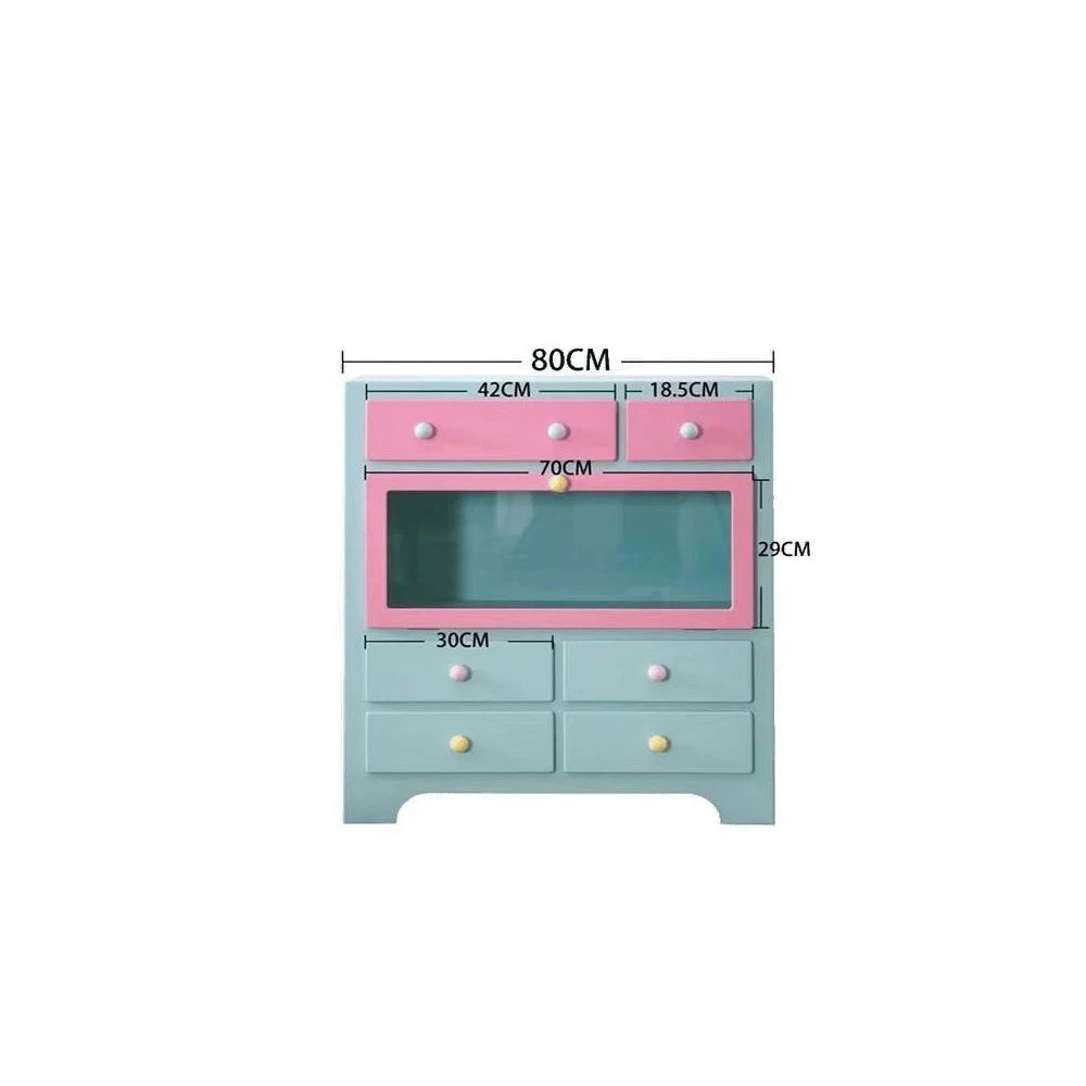 現代簡約客廳沙發邊櫃多巴胺網紅鬥櫃臥室門廳玩具床頭收納櫃