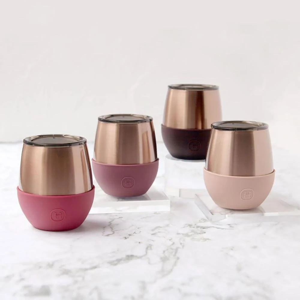 【HYDY】雙層隨行保溫杯 240ml (蜜粉金-顏色任選; 蛋型杯/咖啡杯/交換禮物/聖誕禮物/生日禮物/禮品)