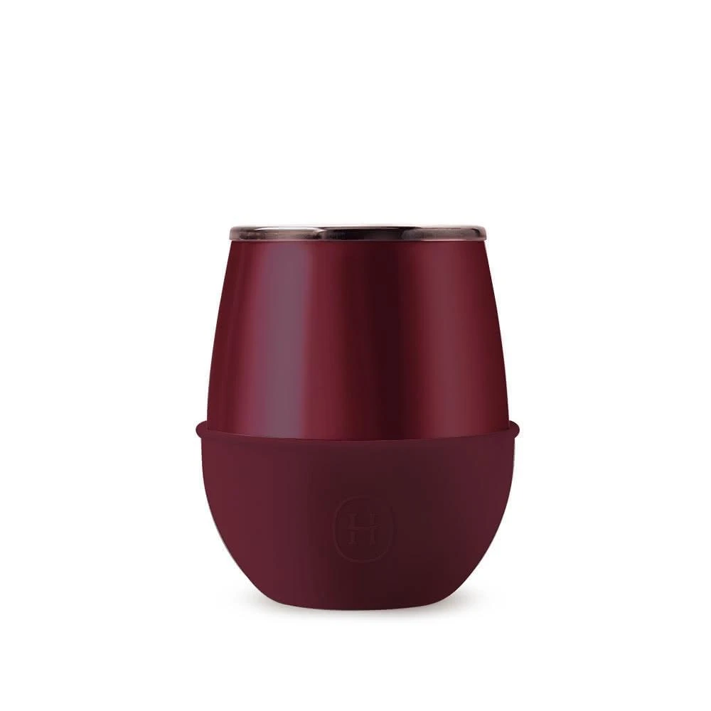 【HYDY】雙層隨行保溫杯240ml (勃根地杯-野櫻桃;蛋型杯/咖啡杯/交換禮物/聖誕禮物/送禮/生日禮物)