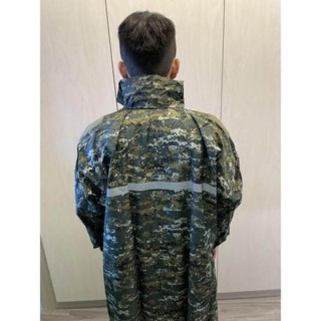 dimatech　陸自迷彩雨衣 虎斑數位迷彩雨衣公發虎斑數位迷彩雨衣二截式雨衣海陸雨衣