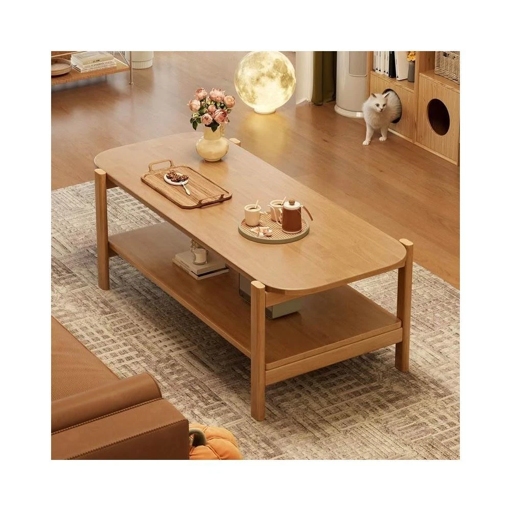 北歐飄窗桌子茶几簡約現代小茶几小戶型客廳邊幾家用臥室窗臺小方桌子6ojO