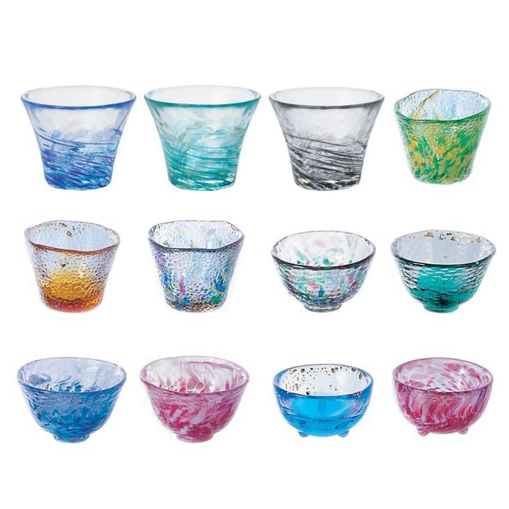 【ADERIA】日本津輕 手作清酒杯50ml (多款任選;石塚硝子/燒酒杯/企業採購/商務禮品/交換禮物/婚禮小物)