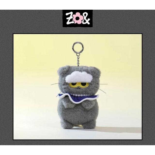 GD】Zo&Friends Zoa Plush Keyring Grey/代購