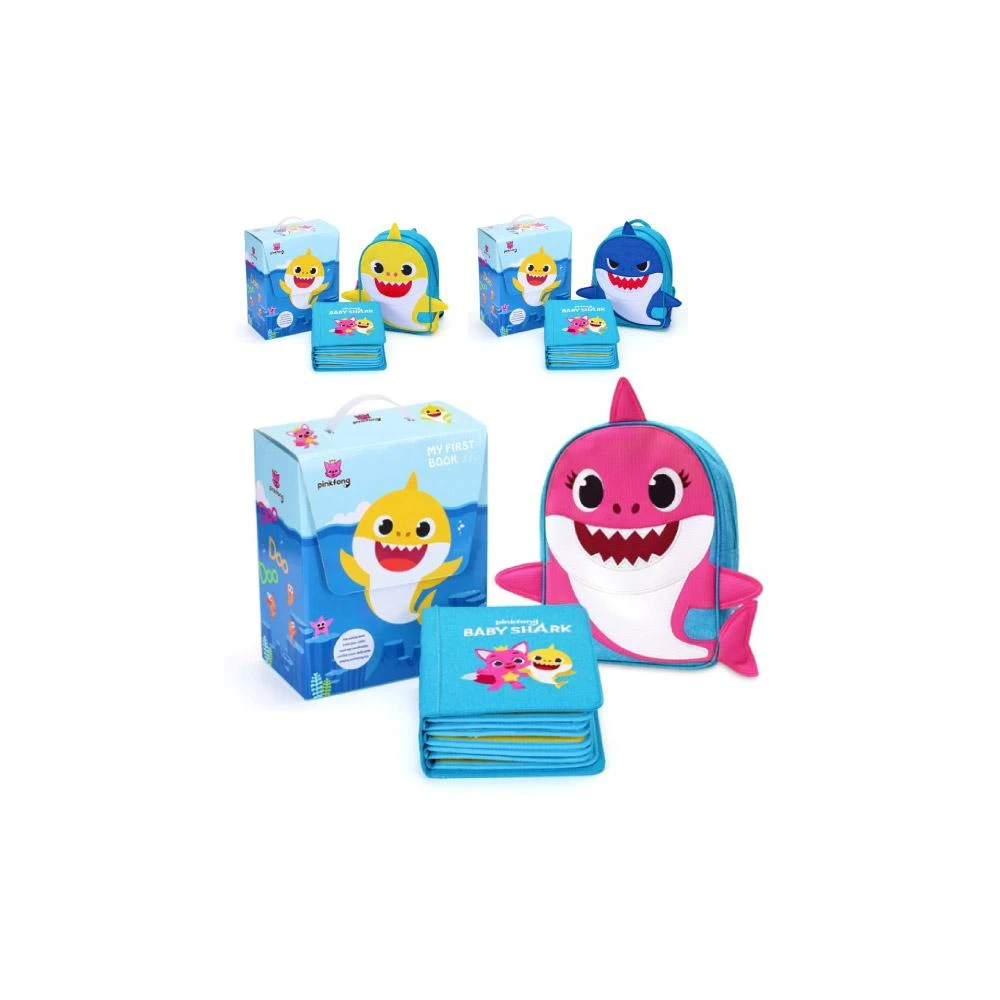 【My First Book】蒙特梭利寶寶第一本書【限定版 鯊魚版布書baby shark】 麗兒采家