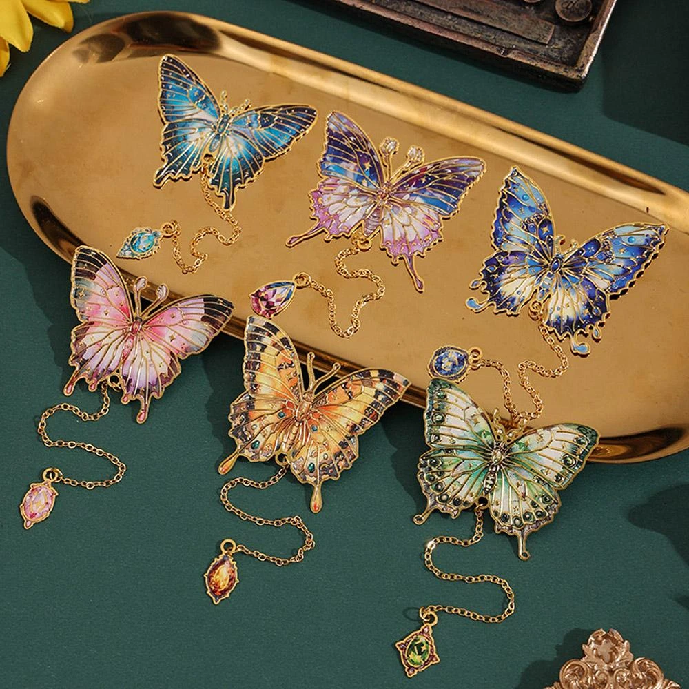 寓見誠品 金屬書籤 袋裝款 畫中蝶系列 6款