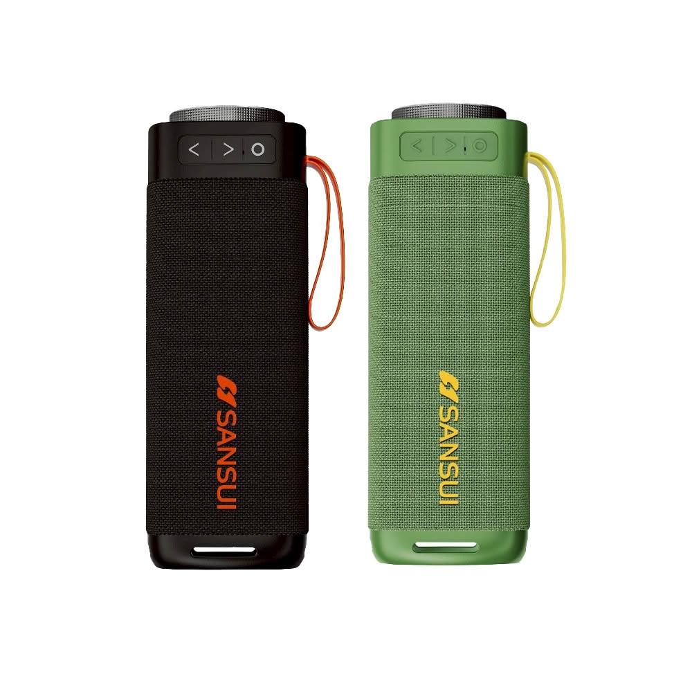 【SANSUI 山水】SR-X6 漫遊者可攜式重低音藍牙喇叭 | 8小時續航