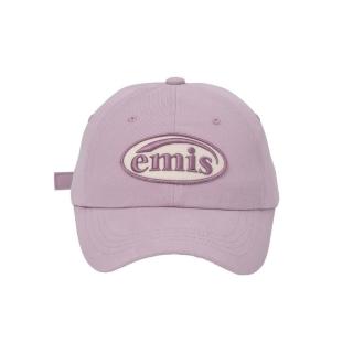 韓國EMIS TONE ON TONE WAPPEN BALL CAP 韓製棒球帽粉紫LIGHT PURPLE