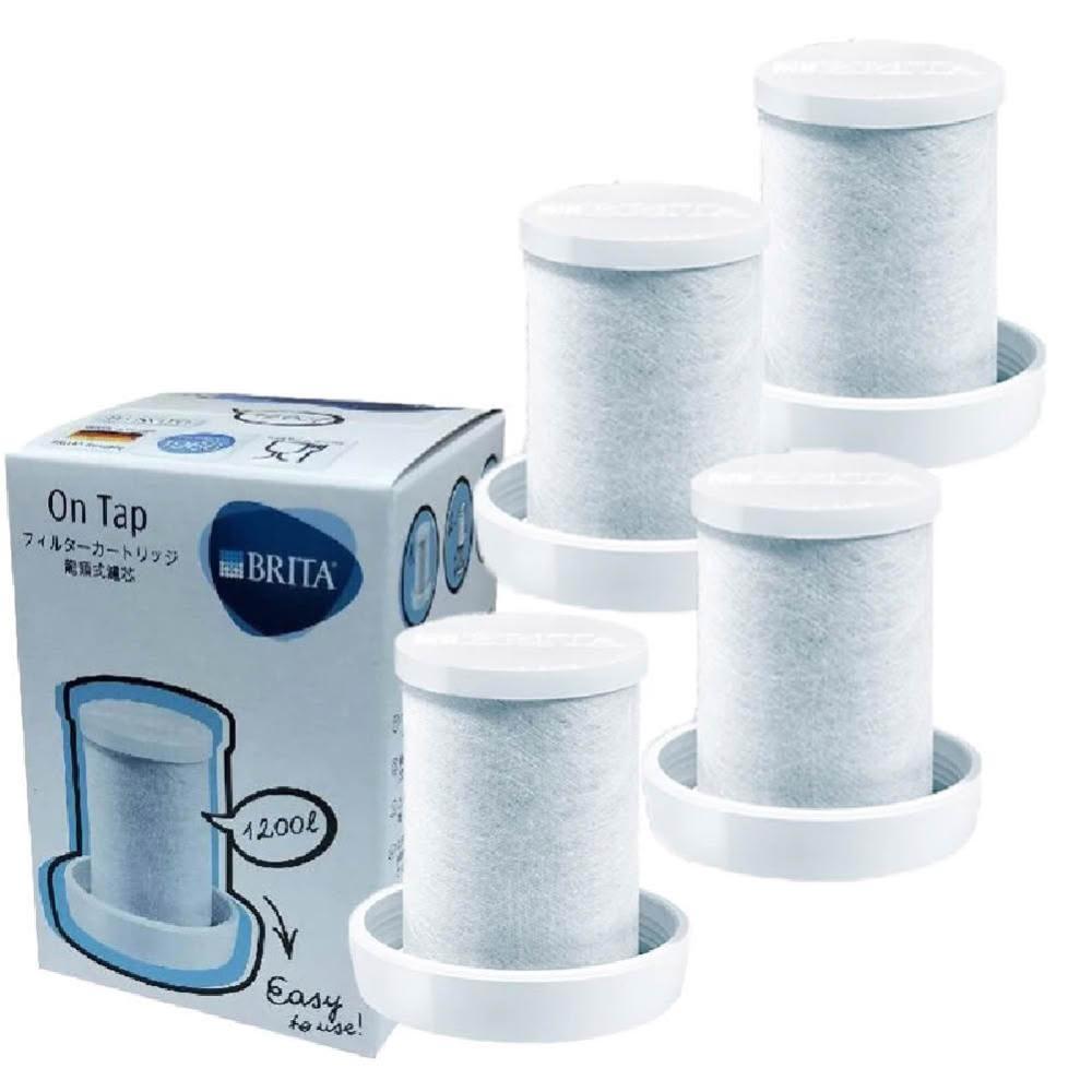 【BRITA】德國 BRITA on tap 龍頭式濾水器替換濾心(4入組) (可除鉛)