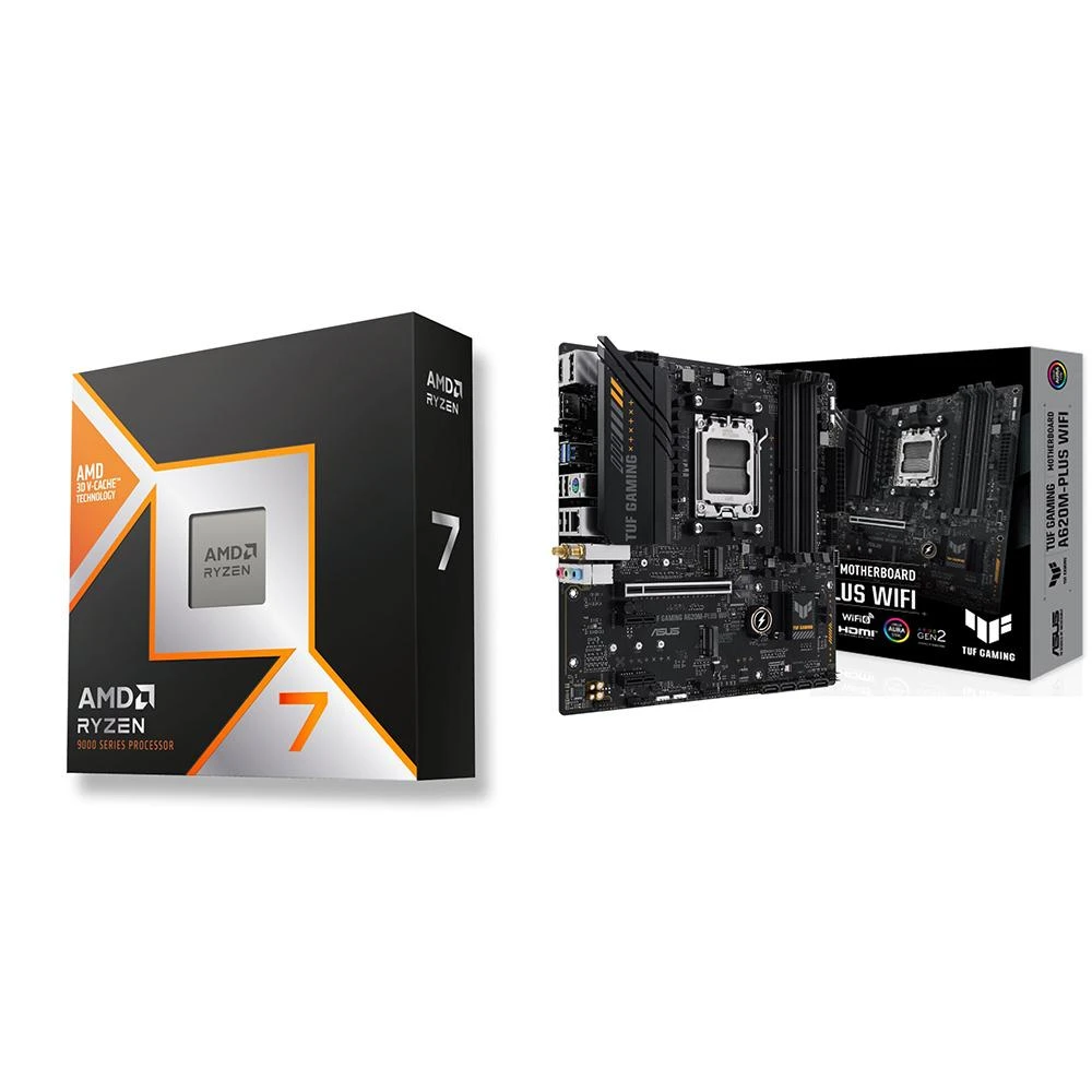 AMD 超微】〈自MO價〉AMD R5 7500F MPK+華碩TUF GAMING A620M-PLUS