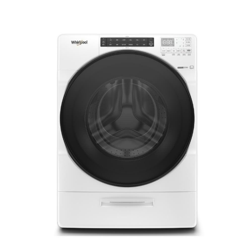 【Whirlpool 惠而浦】17公斤蒸氣洗脫烘滾筒白色洗衣機8TWFC6820LW