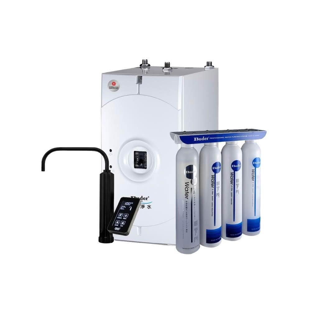 【Buder 普德】BD-3004NI5B 觸控式冷熱廚下加熱器 搭配DC-1604 四道生飲淨水器省錢王-專業快速安裝
