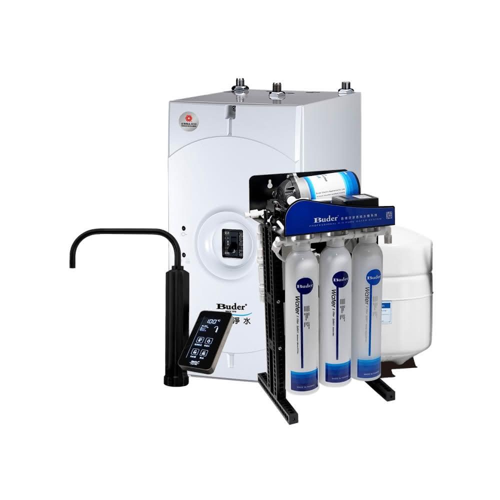 【Buder 普德】BD-3004NI5B 觸控式冷熱廚下加熱器 搭配 RO-2604 五道RO逆滲透純水機省錢王-專業快速安裝
