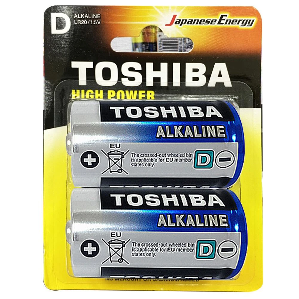【TOSHIBA 東芝】鹼性電池1號、2號、3號、4號、9V、23A、27A(大電流電池ALKALINE/公司貨)