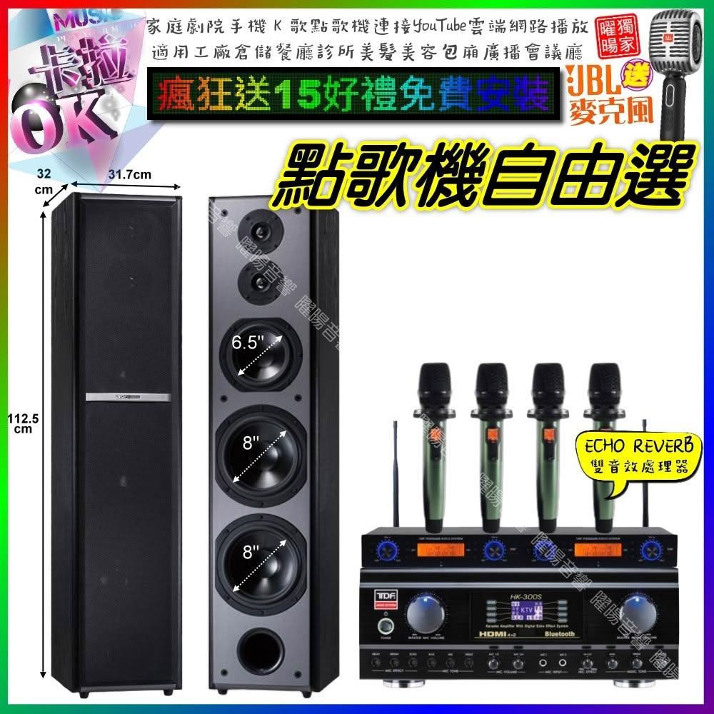 自由選TDF HK-300S+TDF M-6+YAKO AD-100X2 劇院KTV/音響設備