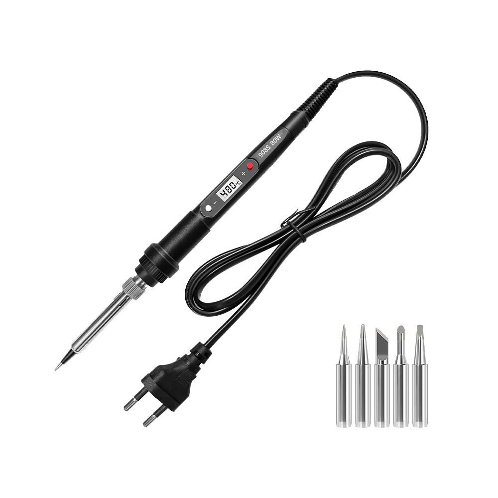 智能便攜電烙鐵80W可調溫電烙筆電烙鐵焊槍電焊槍焊槍烙畫電焊筆銲錫