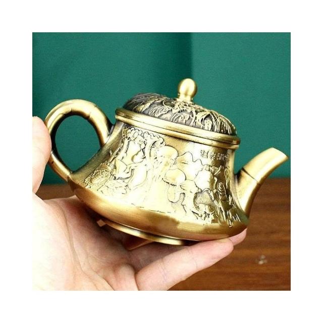 銅製 寿星茶壺 煎茶道具 工芸品 茶器 銅製 寿星茶壺 煎茶道具 工芸品 茶器 銅器 寿星茶壺 茶道具 煎茶