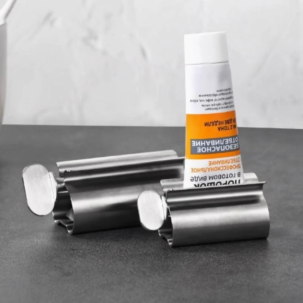 304不鏽鋼擠牙膏器-大號 (旋轉牙膏擠壓器 洗面乳 牙膏夾 軟管 護手霜 擠壓器)