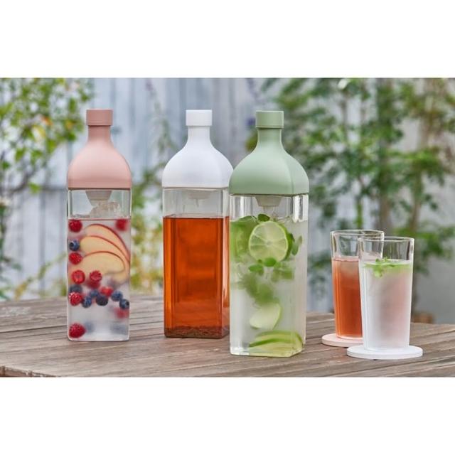 HARIO】方形冷泡茶壺1200ml 冷泡壺花茶壺冷水壺日本製