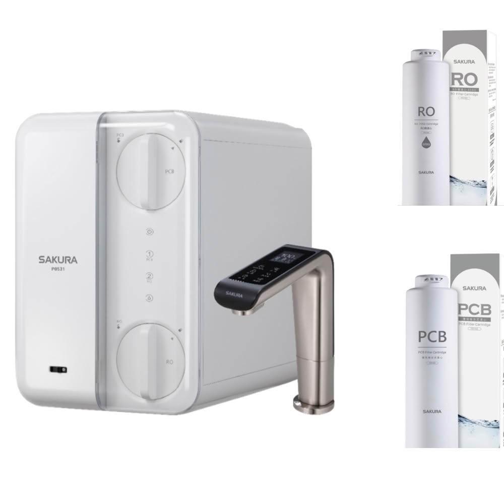 【SAKURA 櫻花】廚下雙溫RO淨熱飲機淨水器P0531基本安裝