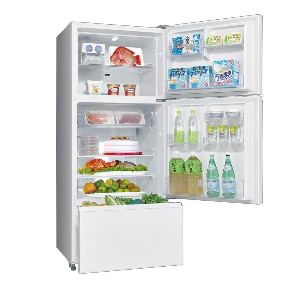 【SANLUX 台灣三洋】475公升三門變頻琉璃白冰箱SR-V480C