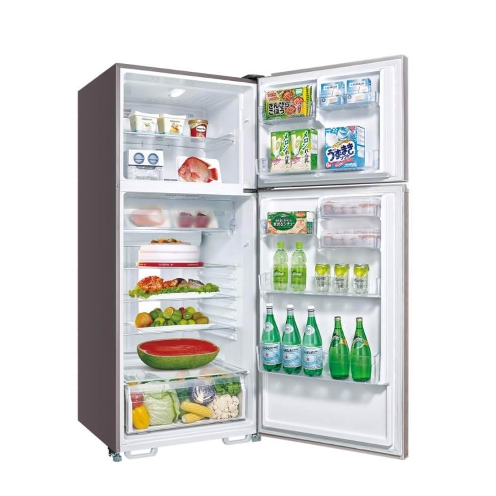 【SANLUX 台灣三洋】480公升雙門變頻光耀銀冰箱SR-V480B