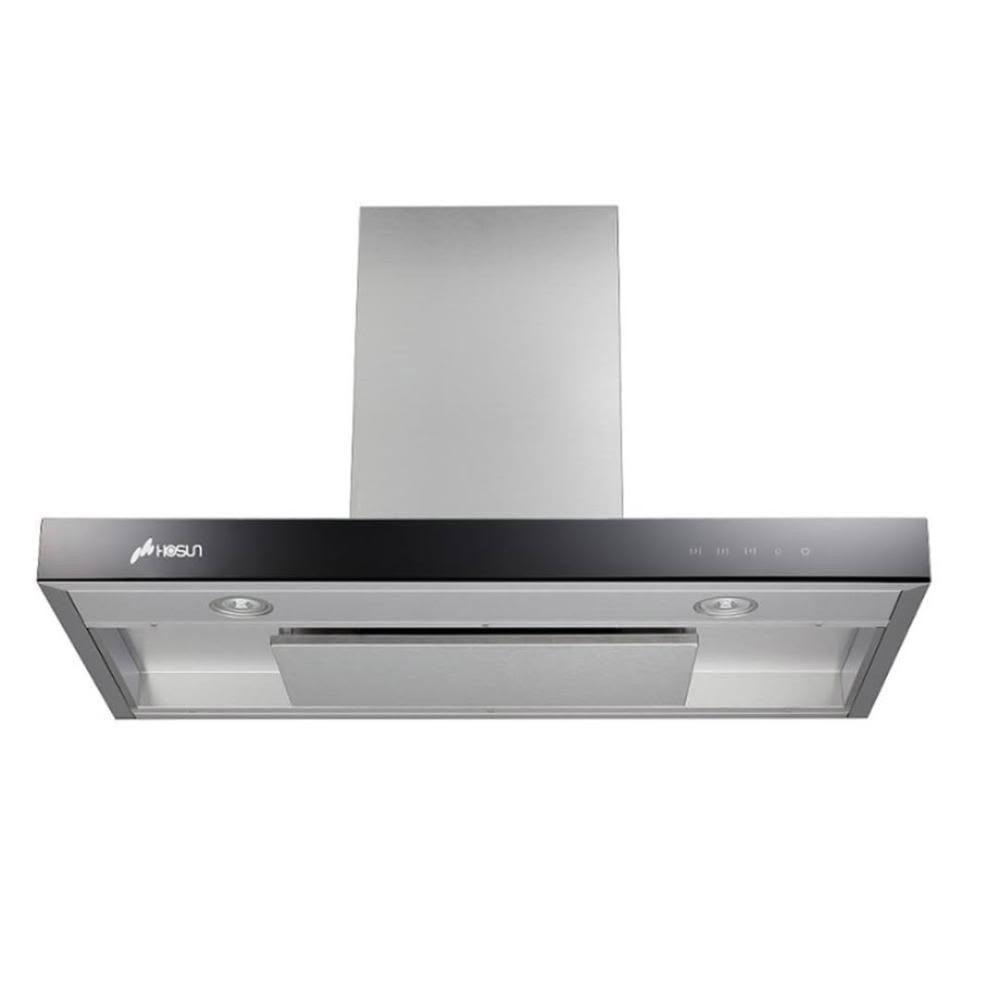 【豪山】VTQ-9207 歐化T型油煙機 (含基本安裝)|倒T式|半隱藏式|90公分|TURBO大吸力|黑玻觸控面板|