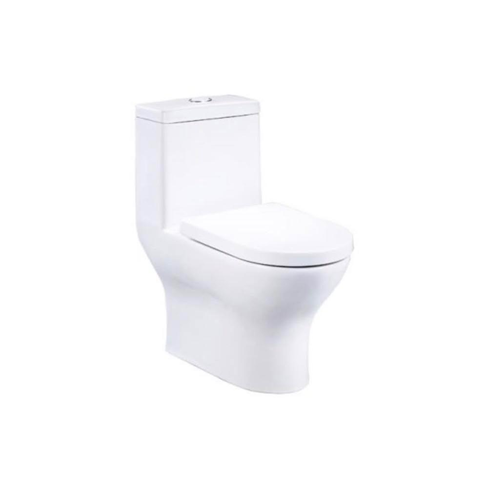 【CAESAR 凱撒衛浴】二段式單體 金級省水馬桶、噴射漩渦式 短版尺寸適合小空間  CF1354 CF1454 含運