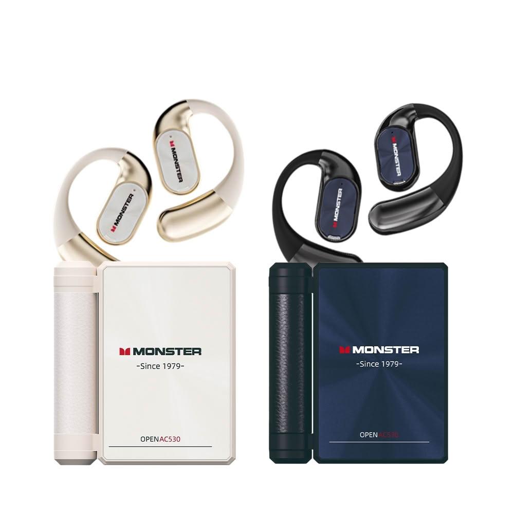 【魔聲MONSTER】藍牙6.0 開放式無線藍牙耳機 Open Ear OWS (AC530)