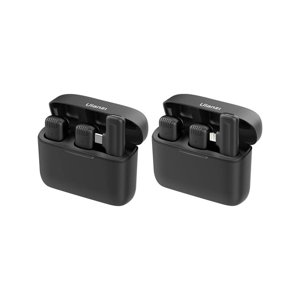 【Ulanzi 優籃子】【Ulanzi J12 1對2 無線麥克風】Type-C/lightning 領夾麥 全指向 手機錄音 可監聽 