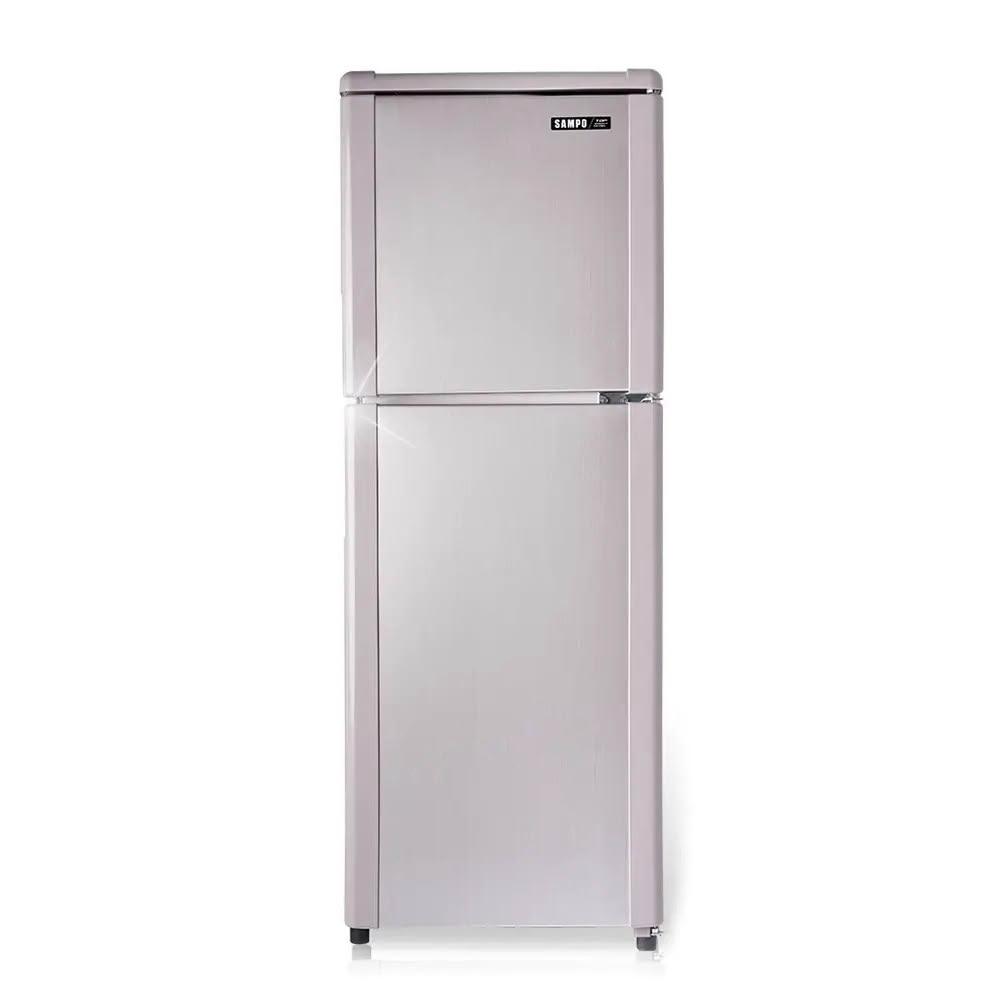 【SAMPO 聲寶】【SAMPO 聲寶】140公升一級能效經典品味系列定頻右開雙門冰箱-紫燦銀(SR-C14Q-R6)