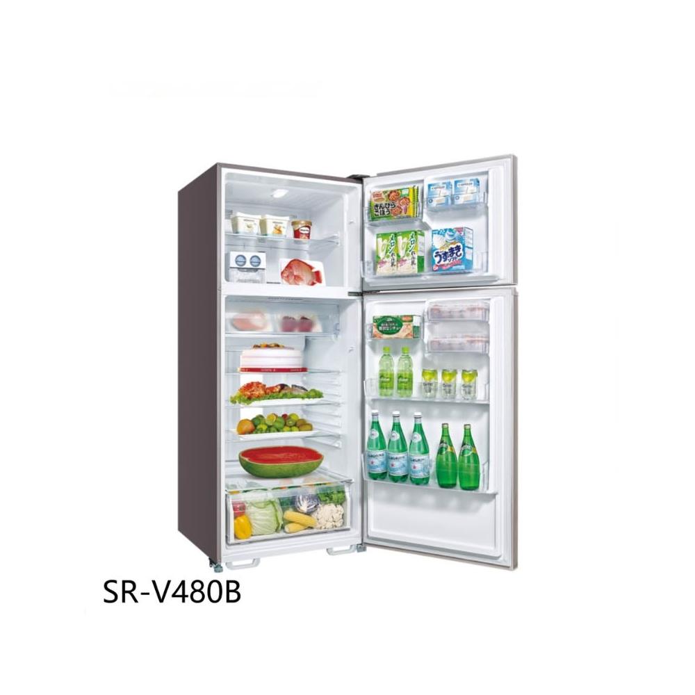 【SANLUX 台灣三洋】SR-V480B【SANLUX台灣三洋】480公升二門變頻一級冰箱(含基本安裝)