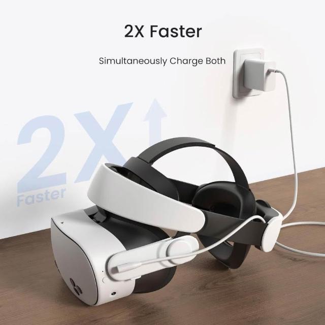 KIWI Design】現貨【與BOBOVR並列熱銷】H4 Boost 電池頭戴相容於Quest