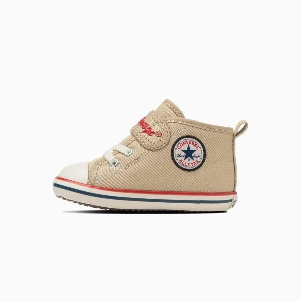 【CONVERSE】預購 日本限定 Converse BABY OSARUNOGEORGE 童鞋 小童12-15 好奇猴喬治 米色