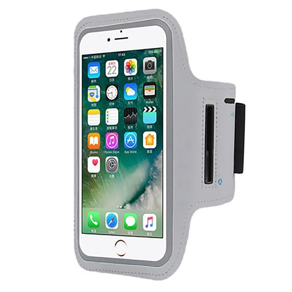 【Relight 睿亮】雙調節運動臂帶 觸控防水膜 兩段式調整鬆緊 反光設計 雙層電壓 彈力材料 透氣排汗 鑰匙暗袋 雙向耳機孔 跑步手機套