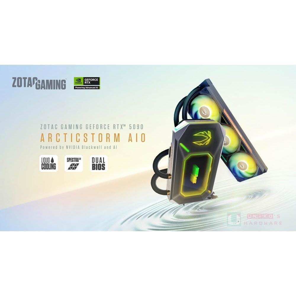 ZOTAC 索泰】RTX5090 ARCTICSTORM AIO 32G 一體式水冷(ZT