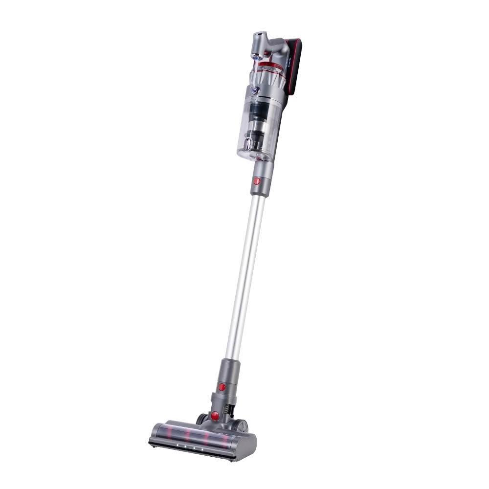 【SANSUI 山水】智能偵測濕拖無線吸塵器旗艦版 電動濕拖 除蹣 黑曜銀 SVC-J800