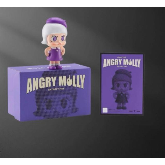 正規品]ANGRY MOLLY ENTROPY FIRE 紫 ポップマート