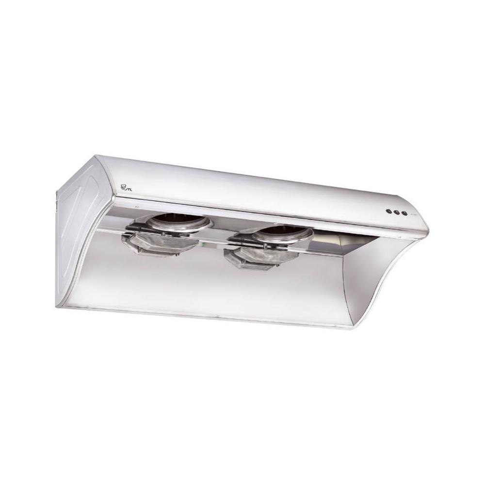 【喜特麗】JT-1202 不鏽鋼油煙機 (含基本安裝)|斜背式|120公分|四呎|營業用|超大罩煙區|28公分大風胃|LED燈|