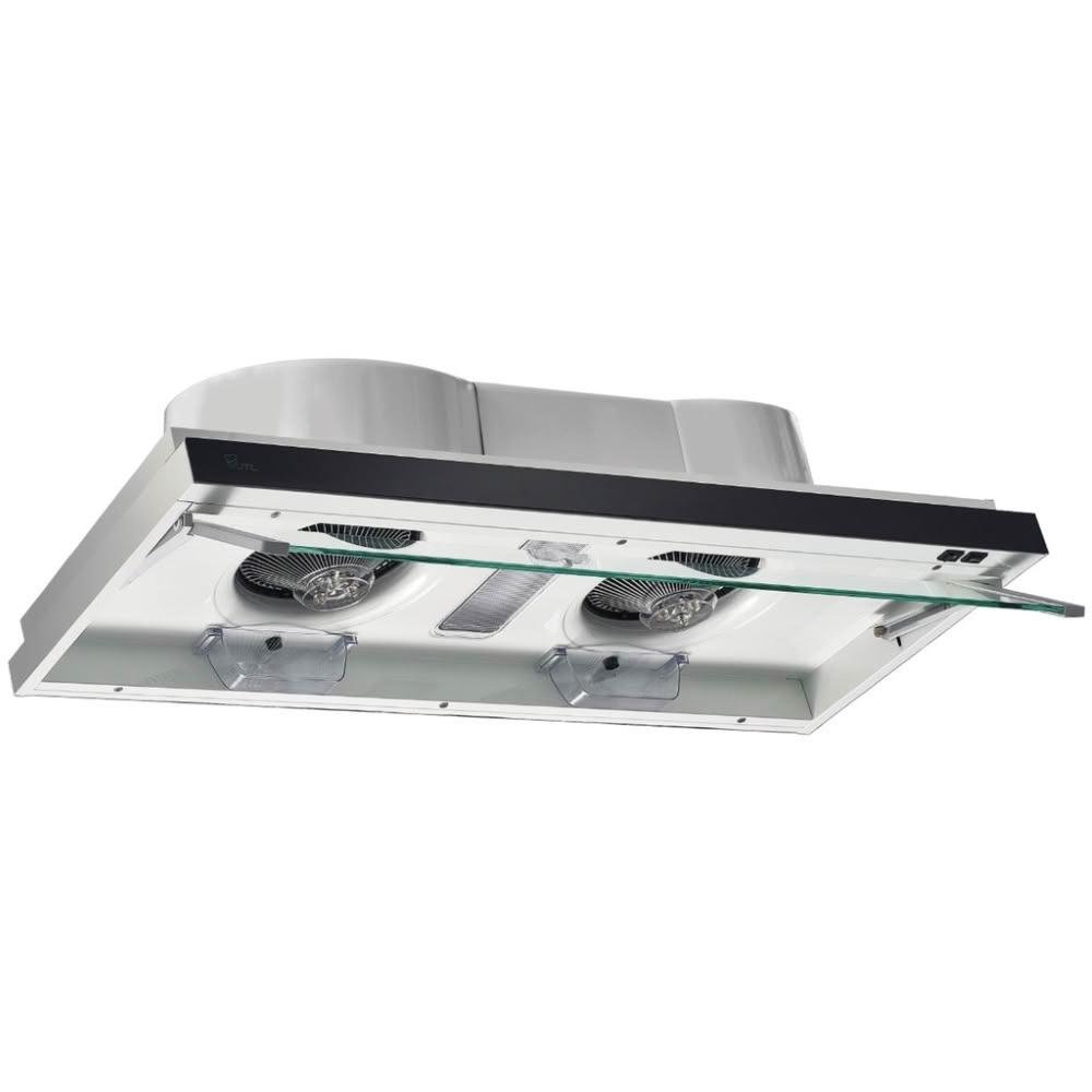 【喜特麗】JT-1681LW 隱藏式排油煙機 (含基本安裝)｜半隱藏｜全隱藏｜90公分｜黑玻前飾板｜雙渦輪雙馬達｜
