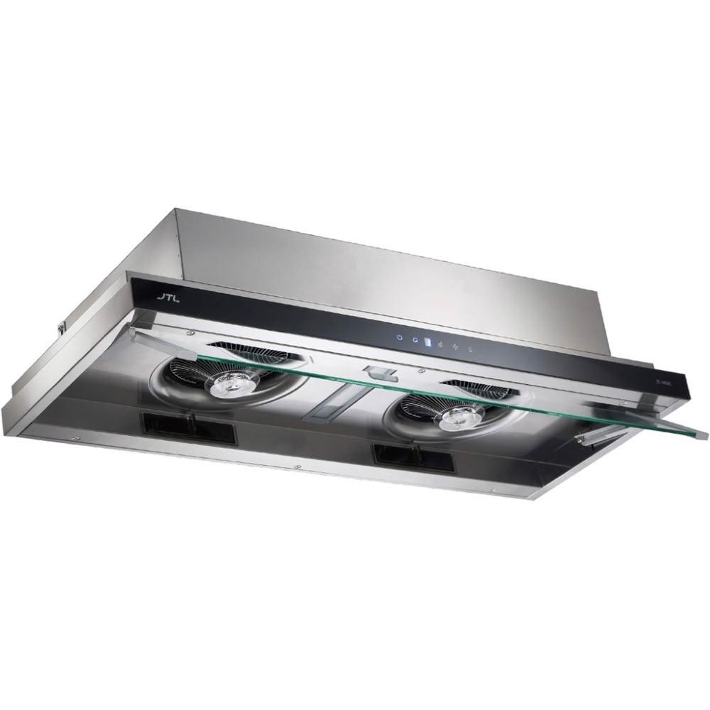 【喜特麗】JT-1859L  DC直流變頻隱藏式排油煙機 (含基本安裝)｜隱藏式｜90公分｜鋁製渦輪｜延遲關機｜無框觸控｜
