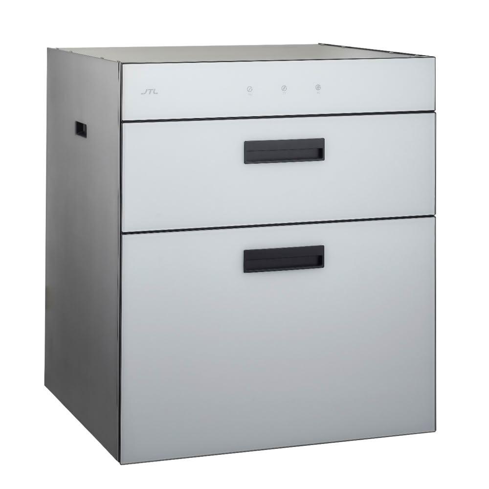 【喜特麗】JT-3266QGW 全平面觸控落地烘碗機 (含基本安裝)｜落地式｜下嵌式｜60公分｜白色面板｜臭氧殺菌｜不銹鋼筷架｜