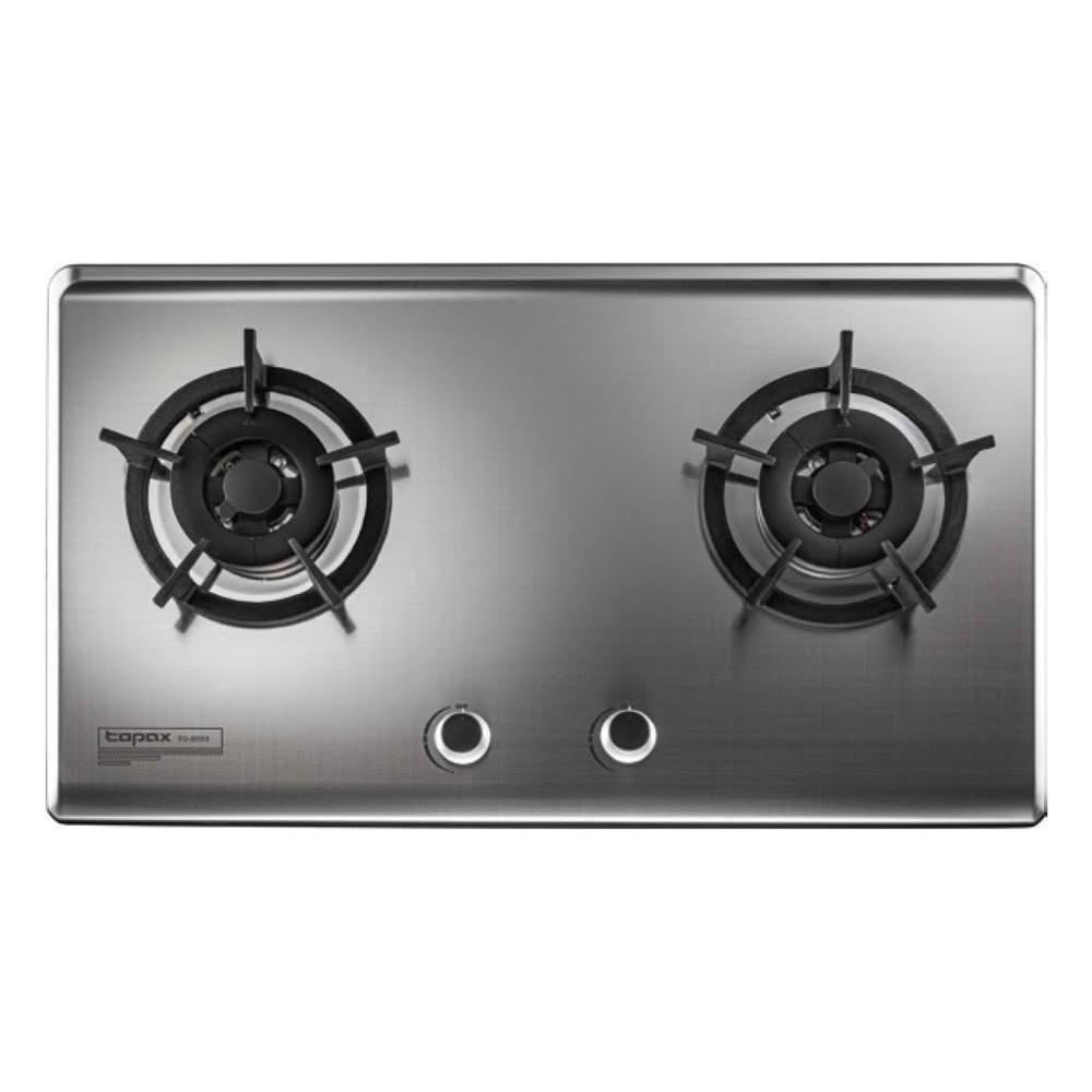 【莊頭北】TG-8503S 保潔二口不鏽鋼檯面爐 (含基本安裝)|銅鋁合金爐頭|雙環火焰|保潔防湯|瓦斯爐|