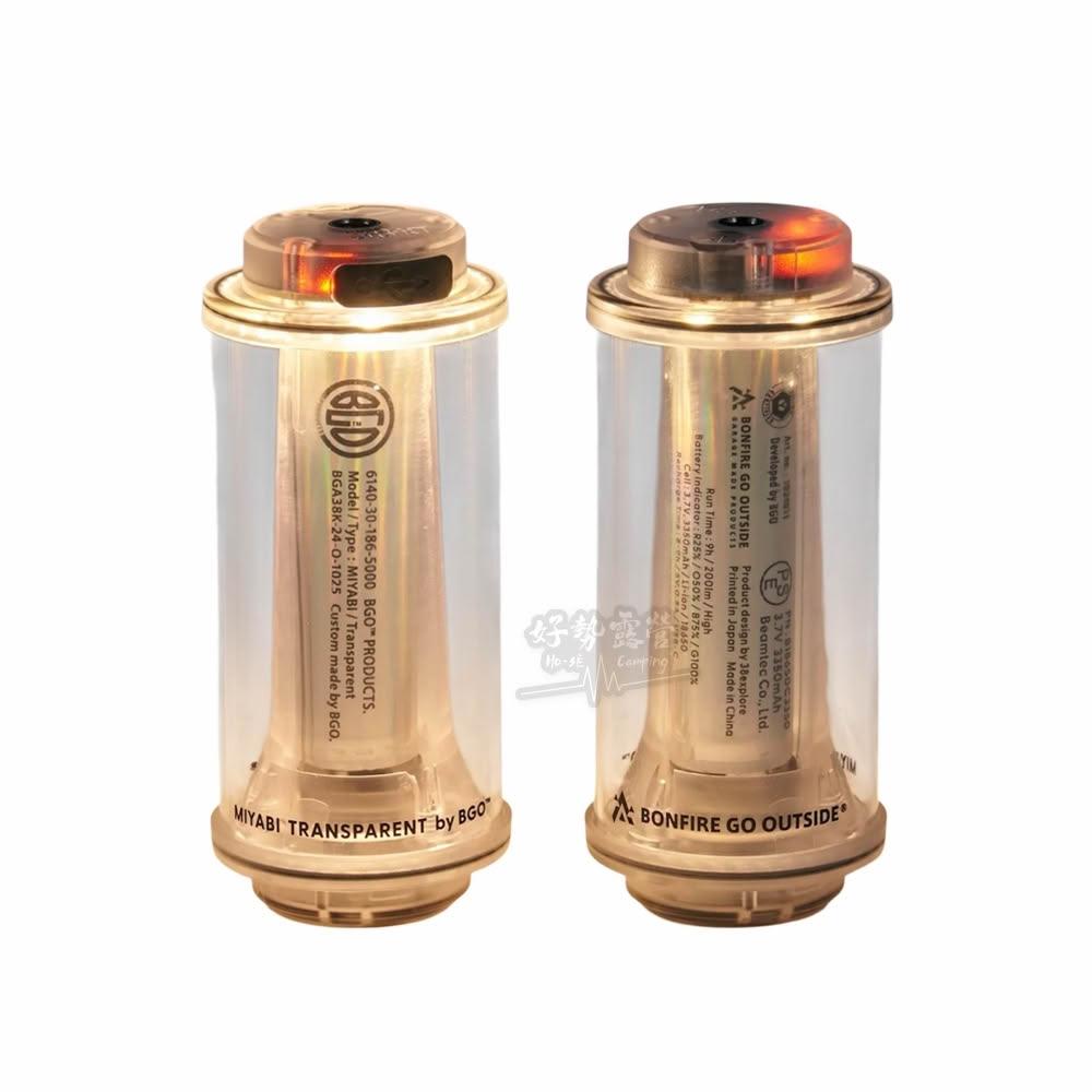 38explore KT38燈MIYABI TRANSPARENT by BGO聯名透明版-含電池【好勢